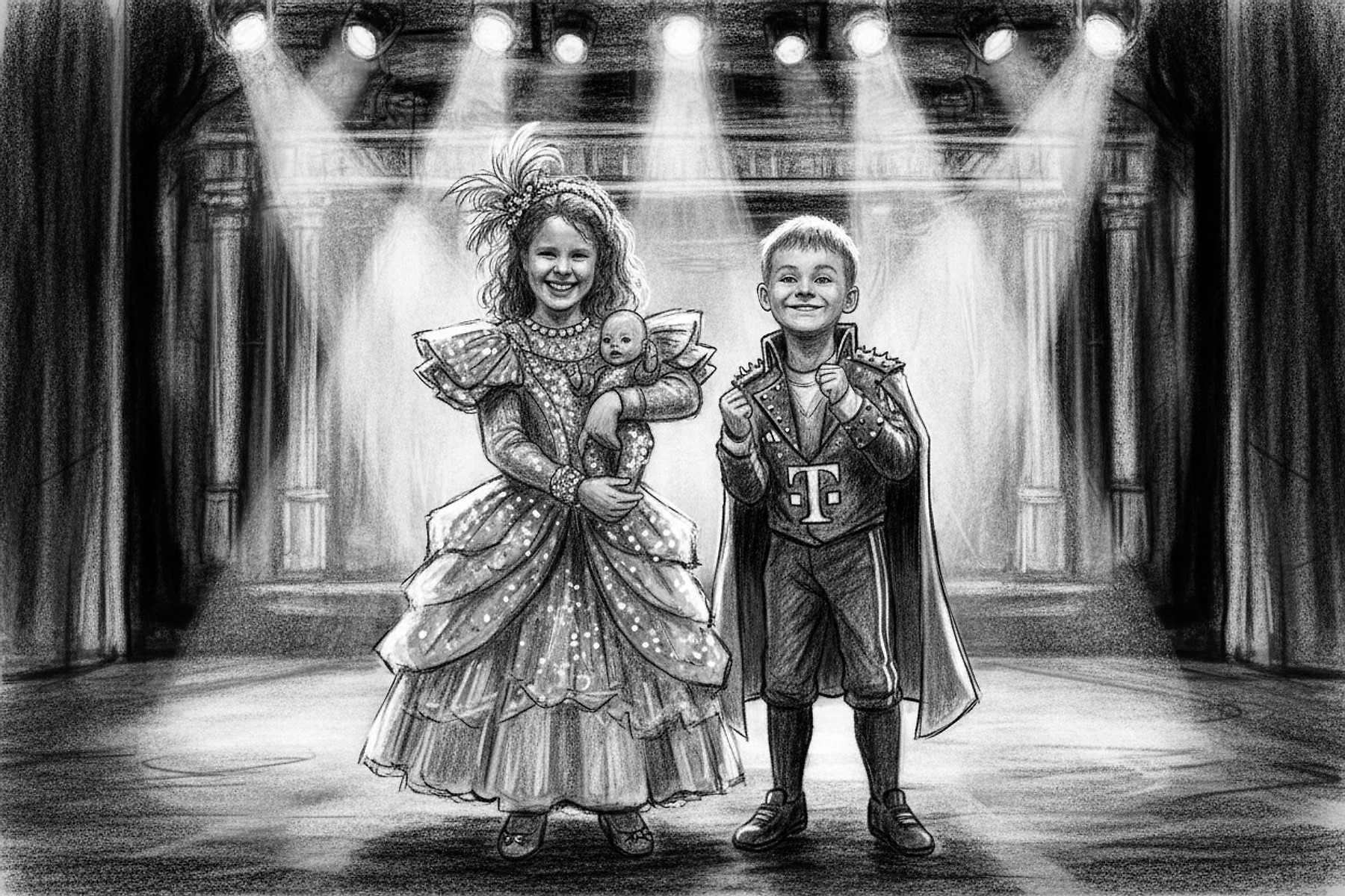 Beispiel für KI-Bilder aus der Fotobox